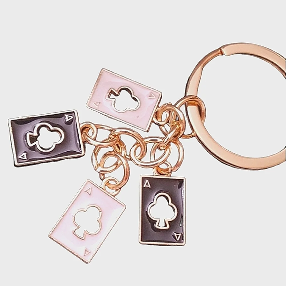 💖Playing Card Pendant Keychain